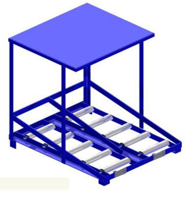 Linha de suportes para bateria de empilhadeiras SED